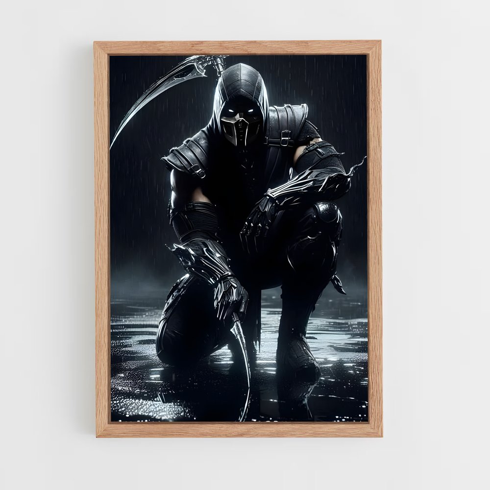 Poster L'Assassin Crouché – affiche Mortal kombat (vue 4)